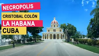 Manejando por el Cementerio Cristobal Colon Necropolis Habana Cuba