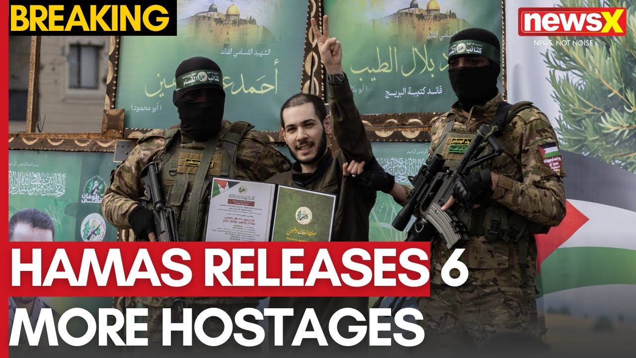 Hamas Releases 6 More Hostages | Out Of 6, 3 Were Kidnapped During Nova Festival | NewsX