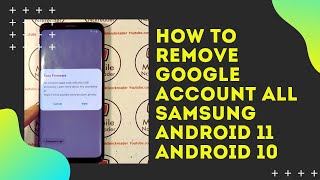 HOW TO REMOVE FRP LOCK ALL SAMSUNG S9 S9 PLUS ANDROID 10 MAY, 2021 LAST UPDATE GOOGLE ACCOUNT
