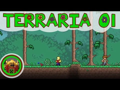 Jim in Terraria E01 - Dig Fight Explore Build