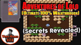 Adventures of Lolo Walkthrough | 100% Guide | Video Games 101