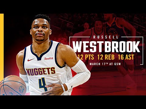 Russell Westbrook Full Game Highlights vs. Warriors 📺 | 3/18/25