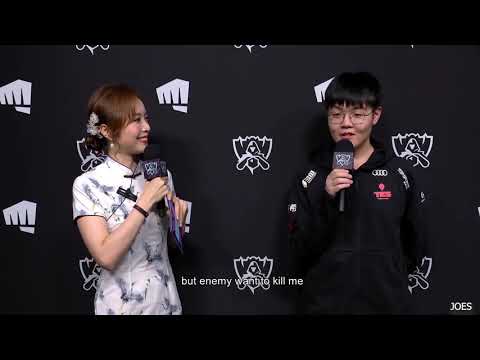 [ENG SUB] [TES vs FNC] TES 369 post-game interview!!369 on why he got solo killed XD! [Worlds 2020]