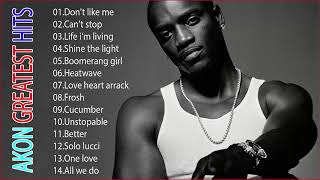 Akon Best Songs - Don&#39;t Like Me, Can&#39;t Stop, Life I&#39;m Living....