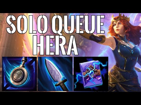 All The Odds Stacked Against Victory! Hera Mid Gameplay (Smite Conquest)