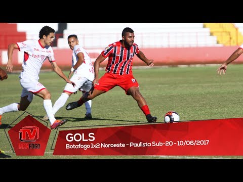 GOLS: Botafogo 1x2 Noroeste - Paulista Sub-20 - 10/06/2017