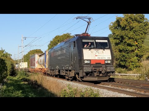 MRCE/SBB Cargo 189 996 mit KLV nach Novara in Leutersberg
