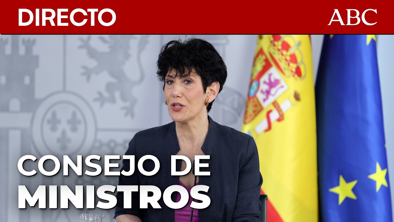 🔴 DIRECTO | Rueda de prensa tras el CONSEJO DE MINISTROS