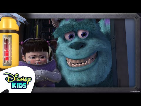 Fill the Canister with Sulley and Mike Wazowski! 🤣😱 | Pixar's Monsters, Inc. | @disneykids