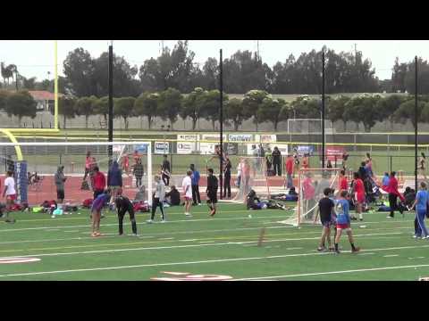 JVG 300m Hurdles vs Fountain Valley 4-22-15 - Los Alamitos Girls