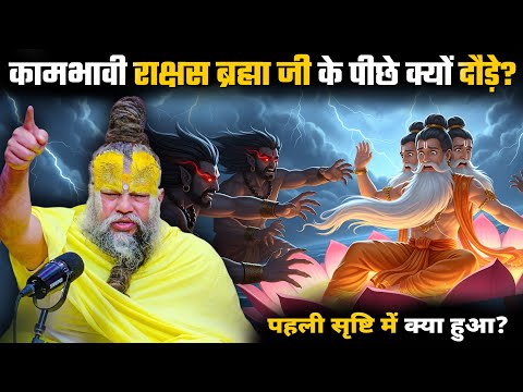 ब्रह्मा जी के पुत्र ही राक्षस बन गए!  सृष्टि का सबसे बड़ा रहस्य Shri Hit Premanand Maharaj