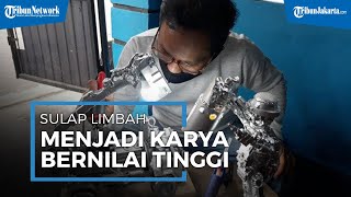Kisah Toto Sulap Limbah Komputer hingga Sepatu Bekas Satpam Jadi Karya Seni dengan Nilai Jual Tinggi