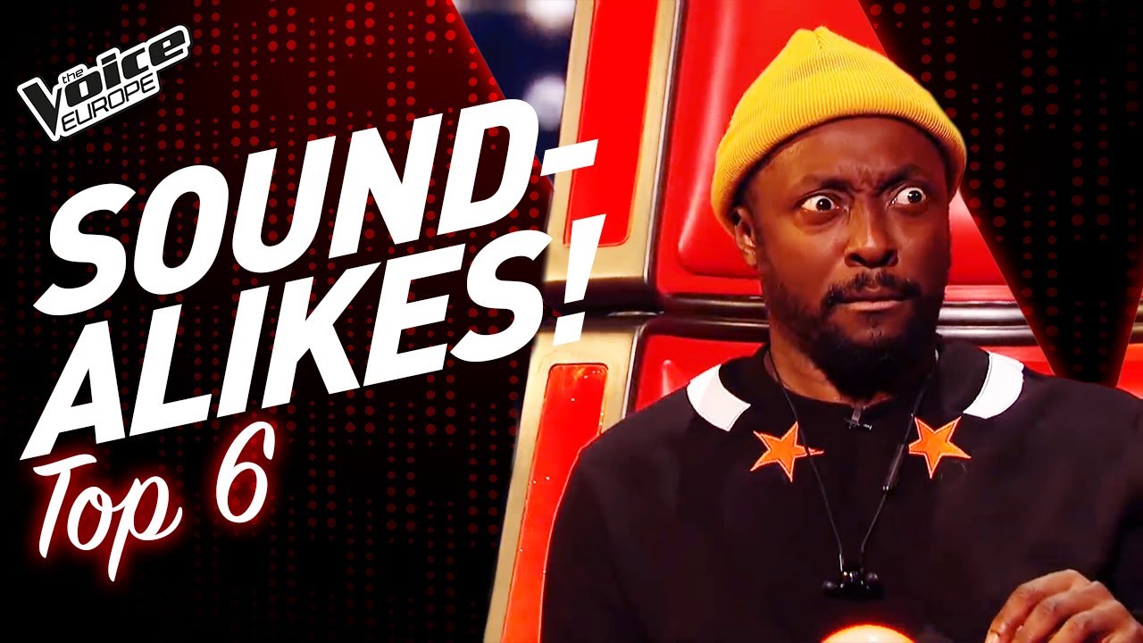 UNBELIEVABLE SOUND-ALIKES in The Voice Kids! | TOP 6