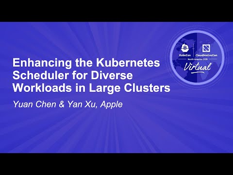 Image thumbnail for talk Enhancing the Kubernetes Scheduler for Diverse Workloads in Large Clusters