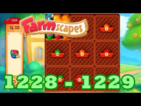 Farmscapes Level 1228 - 1229 HD Gameplay Walkthrough | 3 - match game | android | ios | GameGo Game