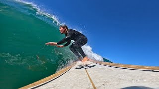 Foam Board Barrel Quest + Nephew's Shortboard Lesson 🏄♂️