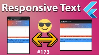 Flutter Tutorial - Responsive UI Text Layout - Auto Size Text