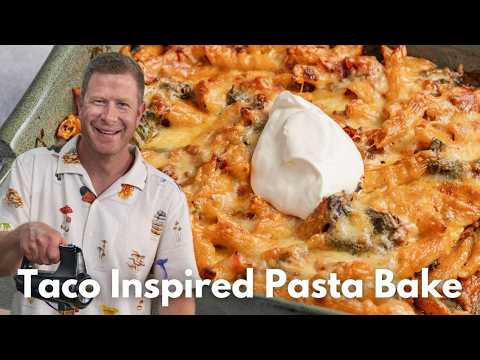 Taco Inspired Pasta Bake