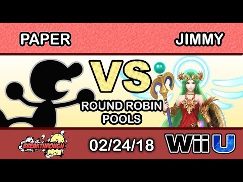 Breakthrough 2 - Paper (Mr. Game & Watch) Vs. Jimmy (Palutena) Round Robin Pools - Smash 4
