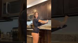 this girl in kitchen is perfect #shorts #tiktok #bigbank #challenge #girl #shortsviral