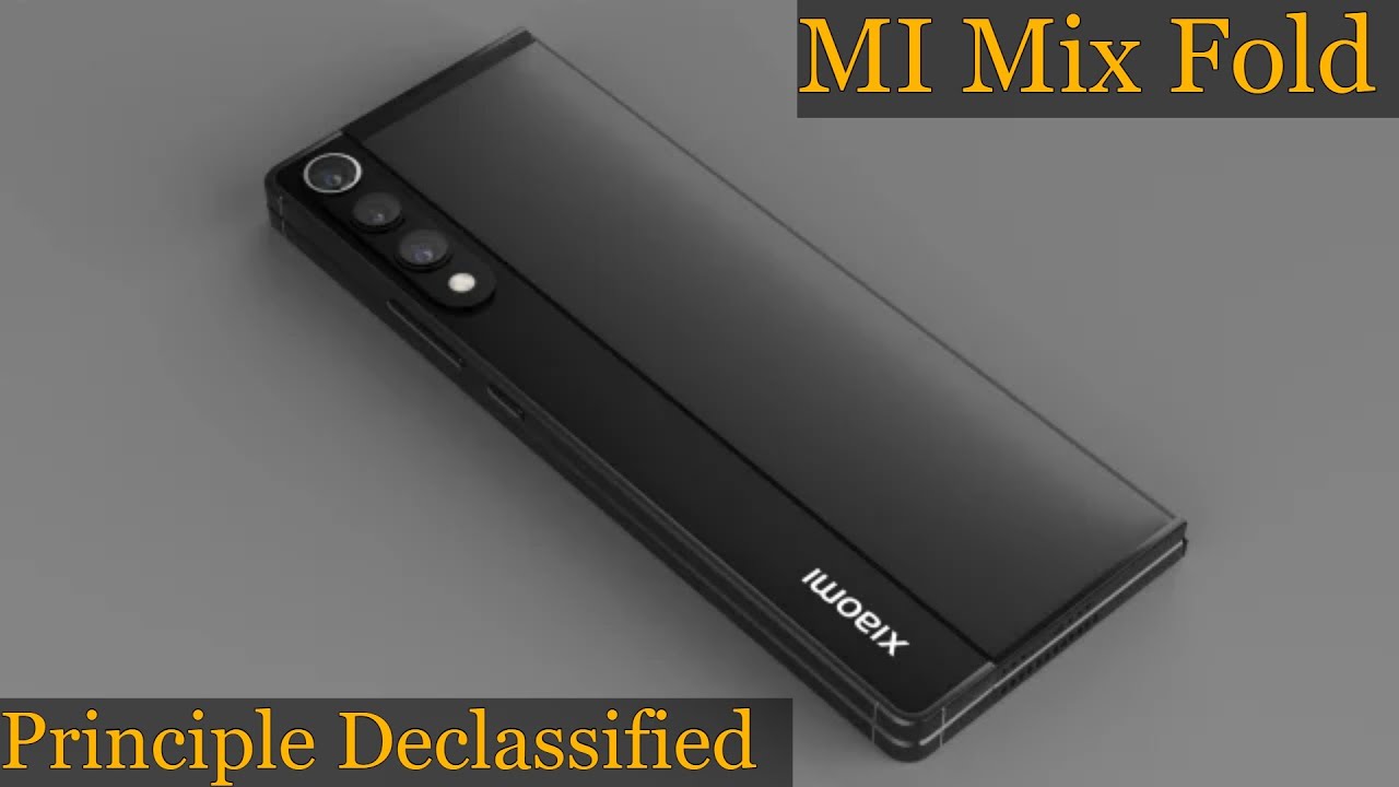 Xiaomi Mi Mix Fold Principle Declassified