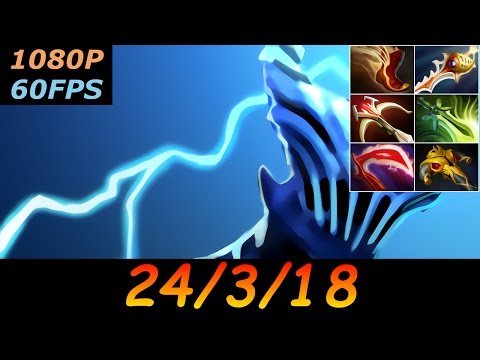 Dota 2 Razor Pro 24/3/18 (Kills/Deaths/Assists) Top MMR 748 GPM Ranked Full Gameplay
