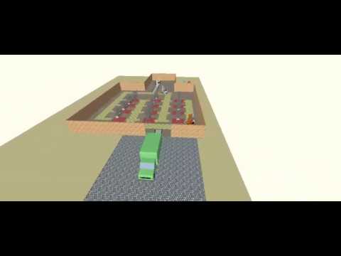 Warehouse simulation in Simio