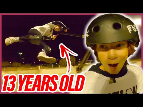 CRAZY 13 YEAR OLD PRO SCOOTER RIDER!