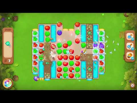 Gardenscapes 2438 Level - 12 moves - NO BooSTERS