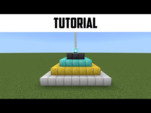 Minecraft: How to Build a Beacon Pyramid (Step By Step)