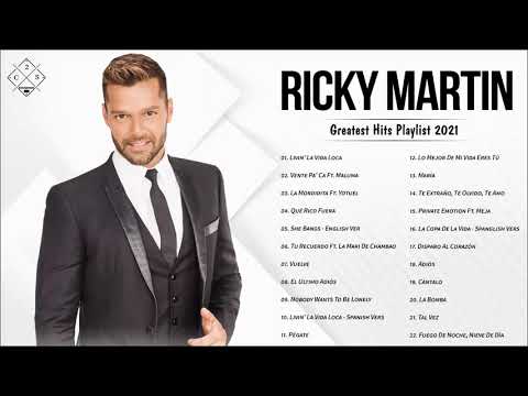 Ricky Martin Greatest Hits Playlist 2021 - Ricky Martin Best Songs Ever