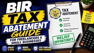 One-Time Tax Lifeline 2026: BIR Abatement Guide for Freelancers & Small Businesses