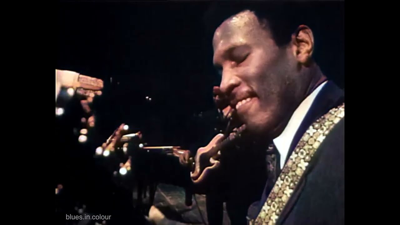 Magic Sam - live [Colourised] 1969