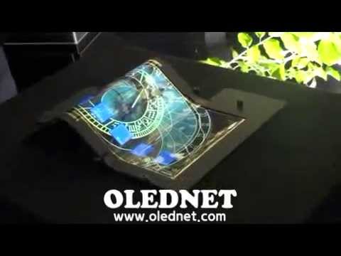 В Японии создали OLED-дисплей, способный сложиться втрое. Фото.
