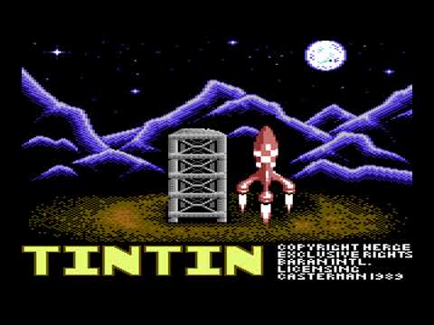 The Best of Retro VGM #1038 - Tintin on the Moon (Commodore 64) - Title Screen