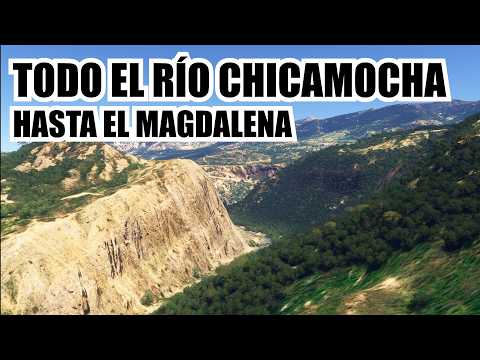 Vuelo por todo el RÍO CHICAMOCHA Pasando por el cañón hasta el Magdalena.