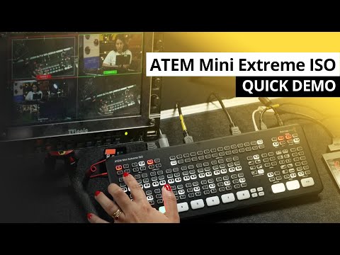 Blackmagic ATEM Mini Extreme ISO Quick Demo
