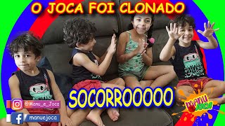Manu e Joca em  O Clone do meu irmo Joca