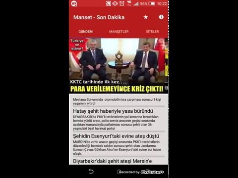 Haberler - Manşet - Son Dakika Video