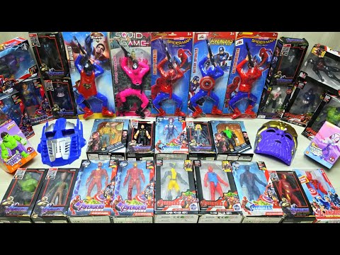 Unboxing Superhero #06 Hulk, Spider-Man, Wolverine, Ironman, Superman, Thanos, Thor, The Flash,Groot