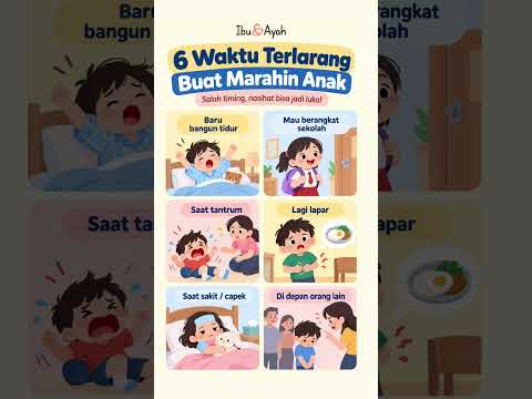 Salah Timing Bisa Jadi Luka, Hindari 6 Momen Ini Saat Menasihati Anak #ibudanayah
