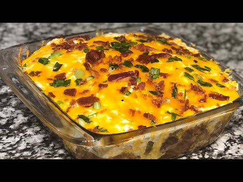 Loaded Baked Potato Casserole Recipe | Casserole Side...