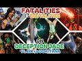 Fatalities Brutalities On MK Deception Jade Ft MK Vs DC Kitana Mortal Kombat 1