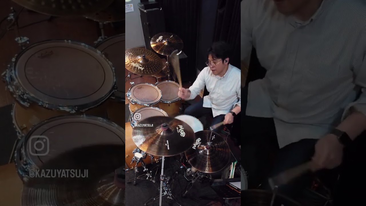 謎の打数多い曲をリハ中 #ドラム叩いてみた #ドラム #ドラム好き #叩いてみた