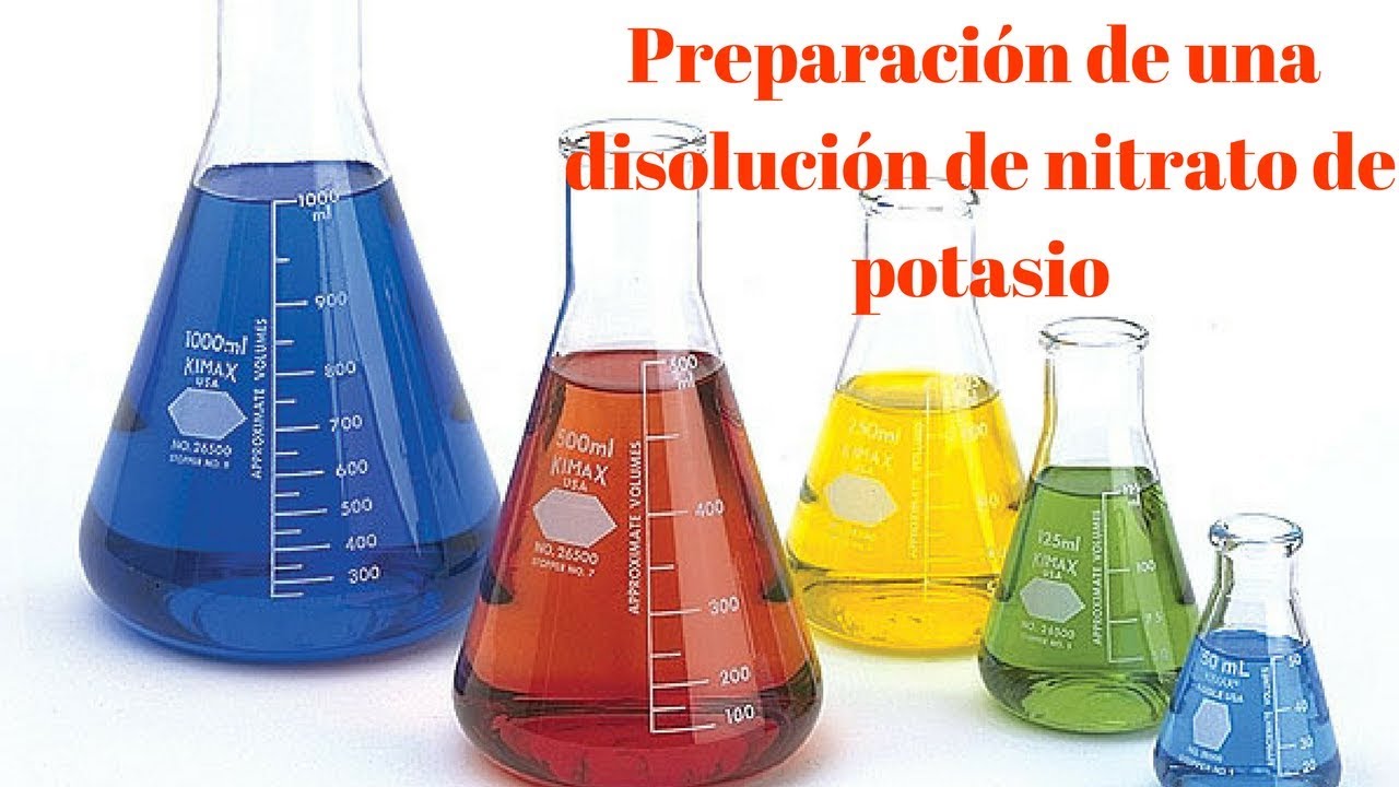 Cómo preparar una disolución de disolucion de nitrato potasio al 20 por ciento