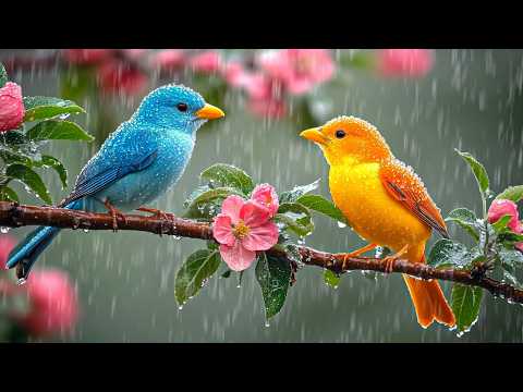Piano Music with Calming Rain and Birds ~ Calm Your Mind Naturally, Relieve Anxiety and Stress🌧️🌧️