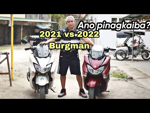 2021 vs 2022 Suzuki Burgman Street 125