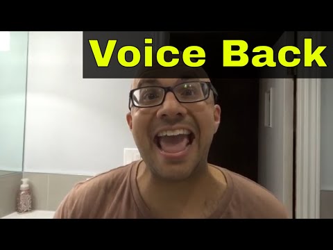 How To Get Your Voice Back After Losing It-Easiest Steps