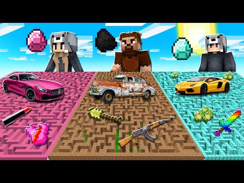 AİLECEK YANLIŞ LABİRENTİ SEÇERSEN ÖLÜRSÜN 😱 - Minecraft