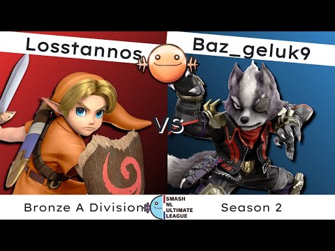 SNUL S2W1 - Losstannos (Young Link) Vs. Baz_geluk9 (Wolf) [BronzeA]